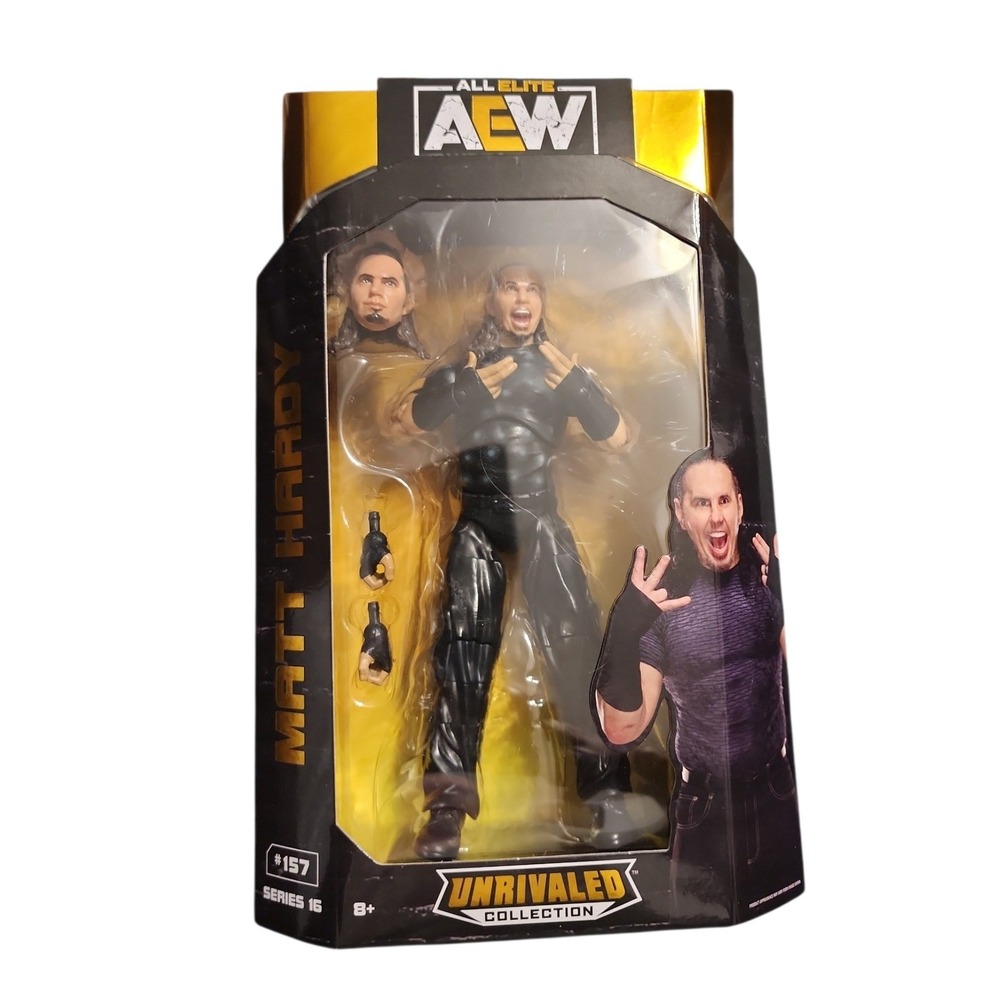 AEW Unrivaled Series 16 Matt Hardy Action Figure Jazwares #157 New